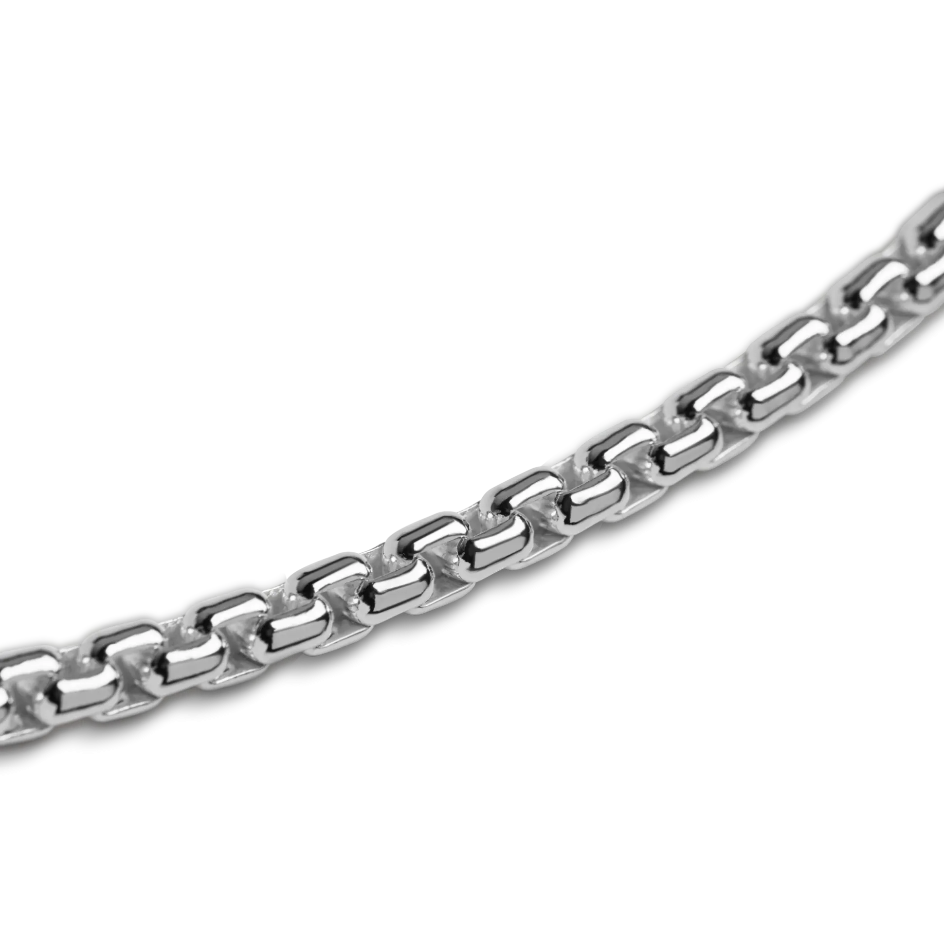 4mm Box Chain Necklace