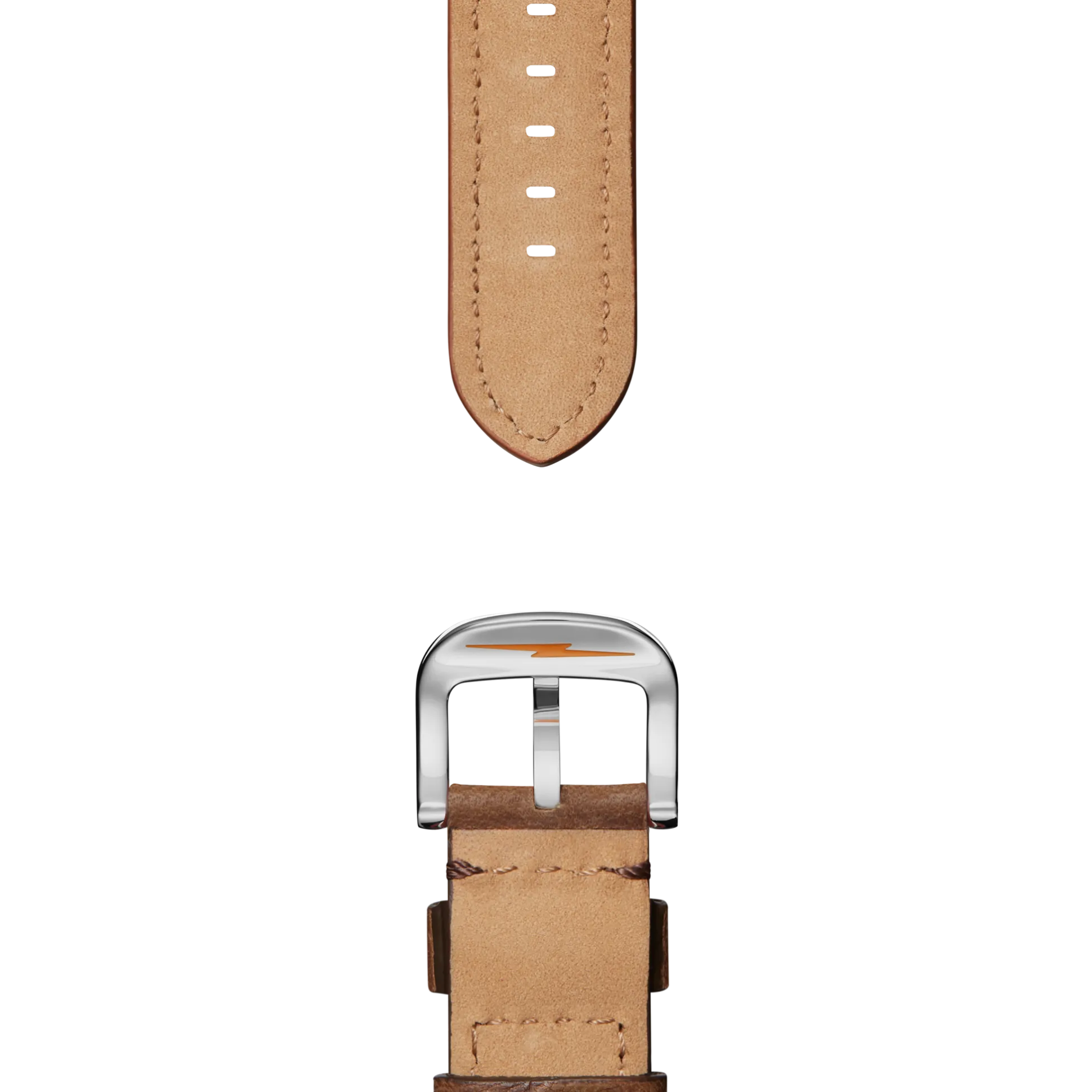 24mm British Tan Leather Watch Strap (XL)