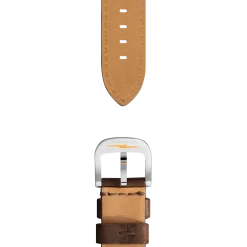 20mm Dark Nut Brown Leather Watch Strap