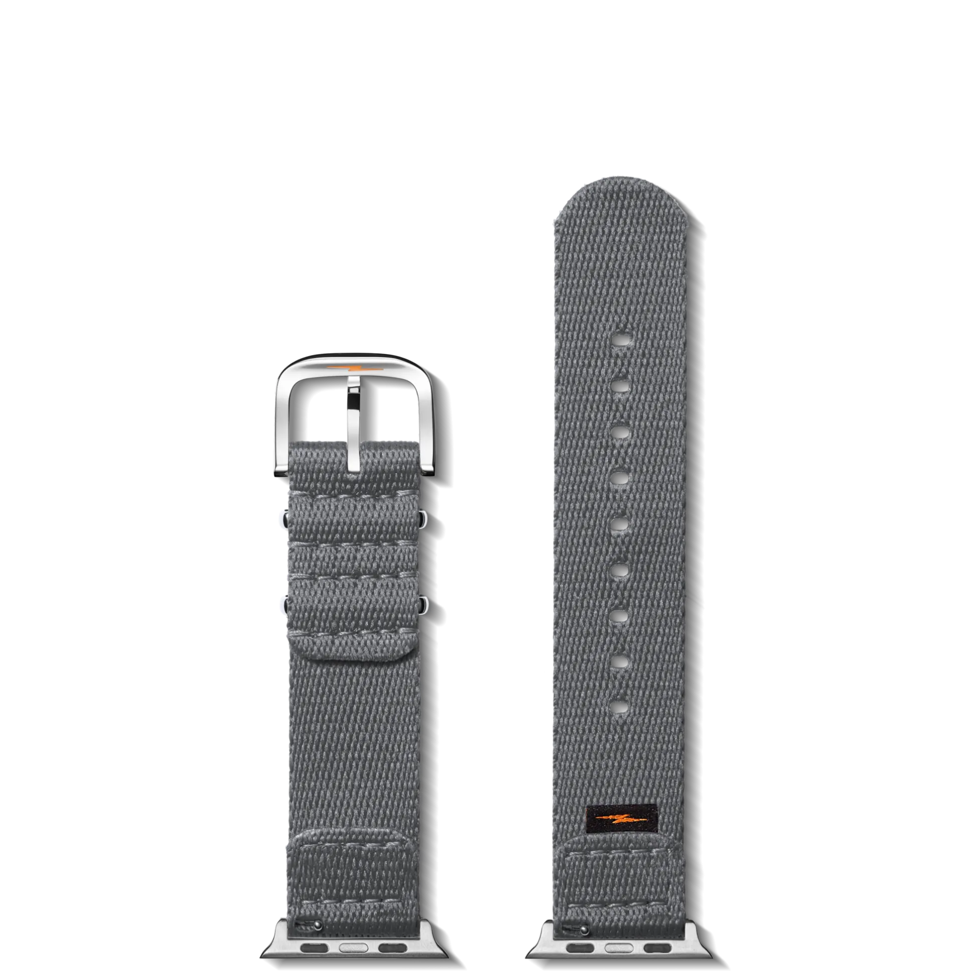 20mm Gray Split Nylon Apple Watch Strap
