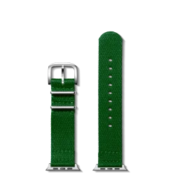 20mm Green Split Nylon Apple Watch Strap