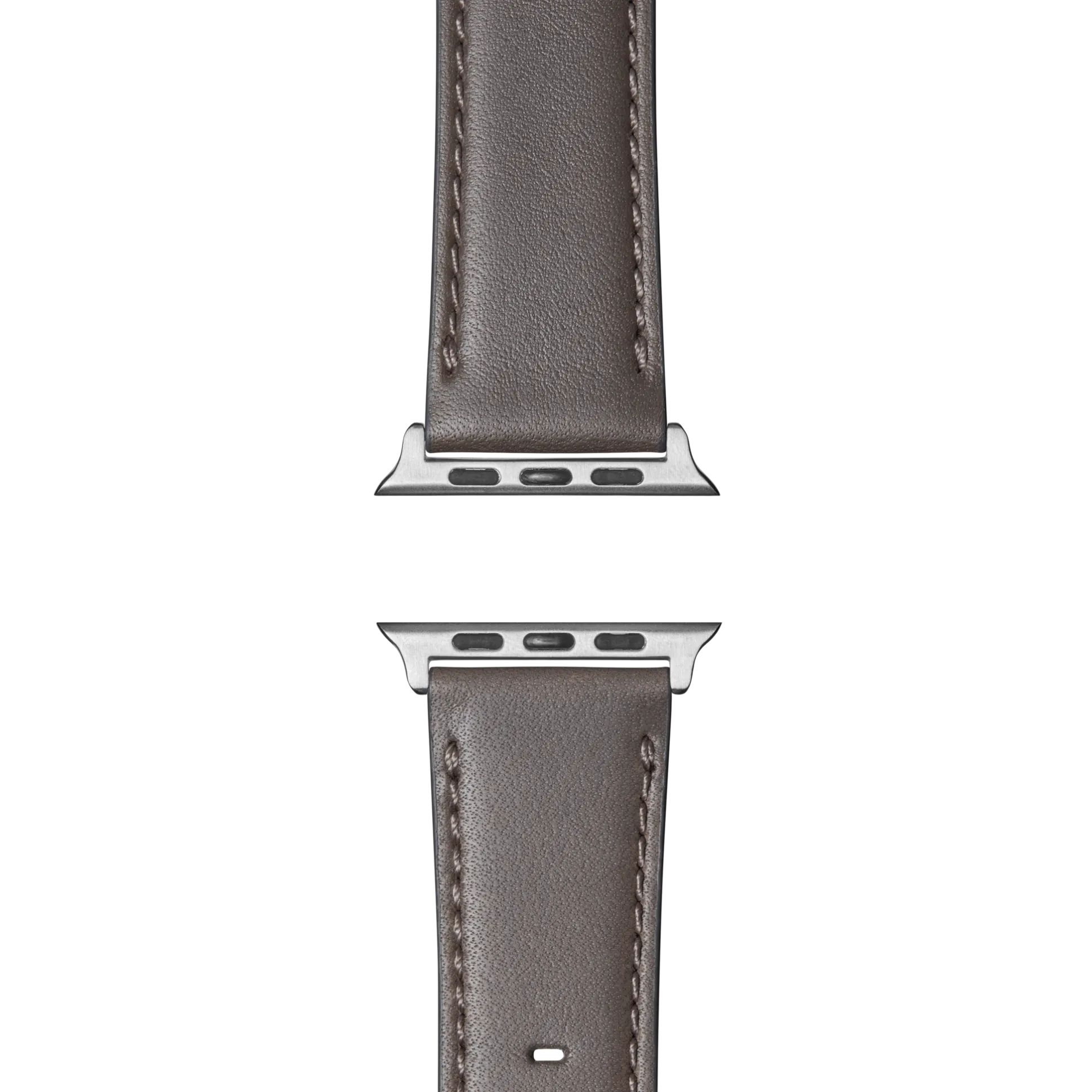 20mm Heather Gray Leather Apple Watch Strap