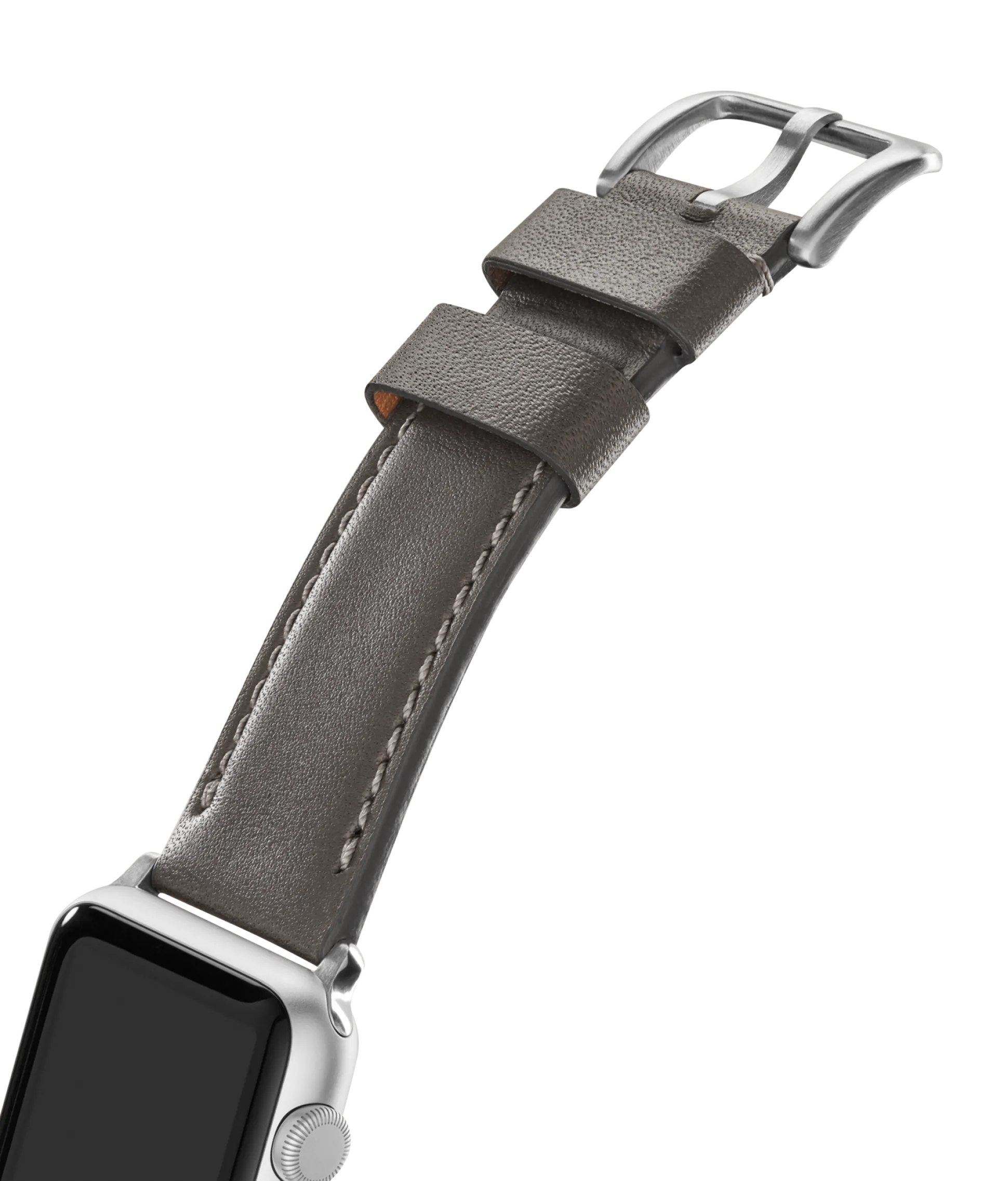 20mm Heather Gray Leather Apple Watch Strap
