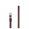 8mm Merlot Leather Watch Strap