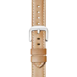 24mm Natural Leather Watch Strap