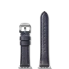 20mm Navy Leather Apple Watch Strap