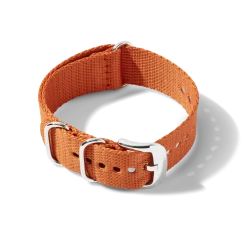 22mm Orange G10 Nylon Watch Strap