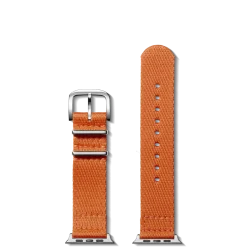20mm Orange Split Nylon Apple Watch Strap