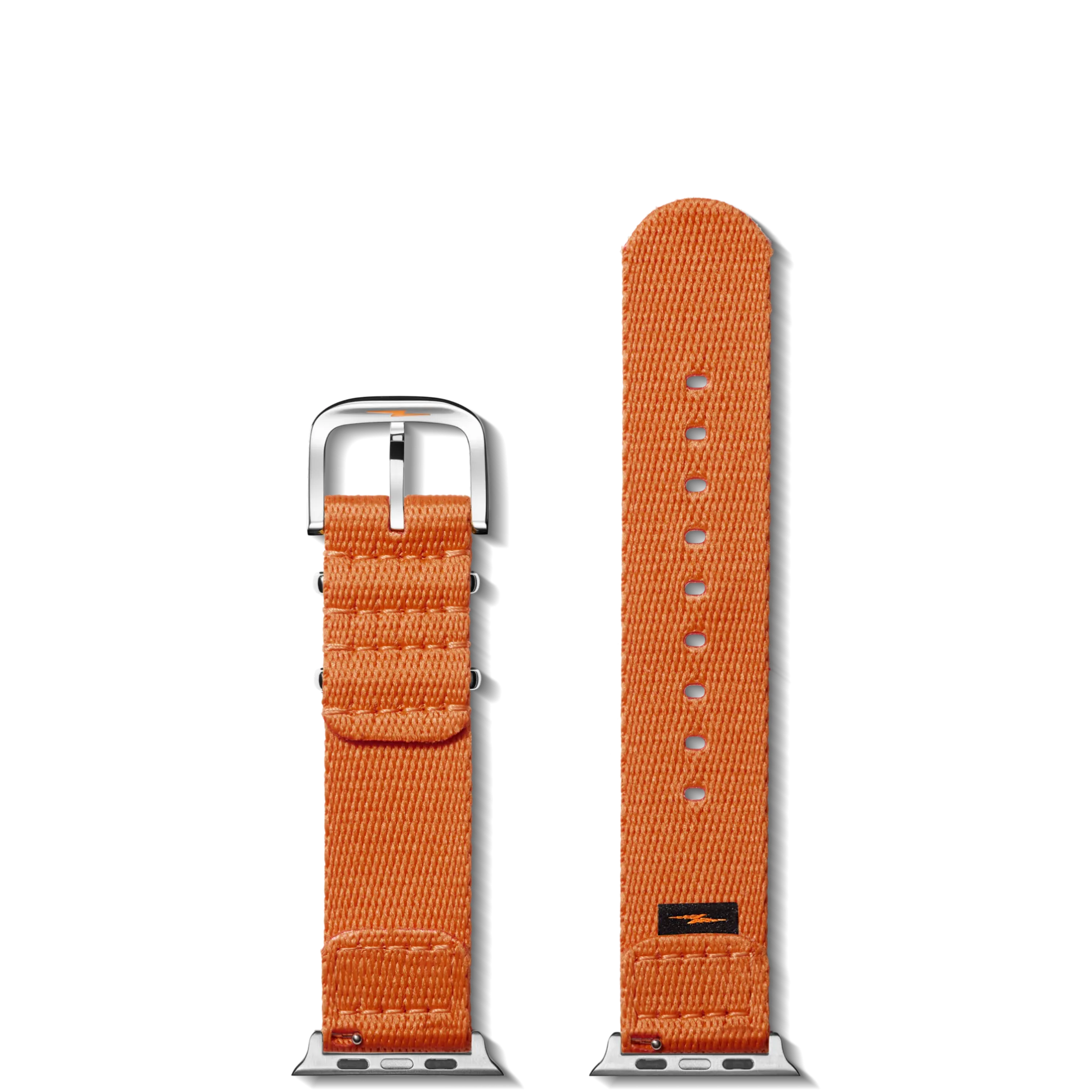 20mm Orange Split Nylon Apple Watch Strap
