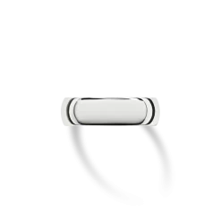 6mm Round White Gold Band