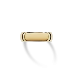 6mm Round Yellow Gold Band