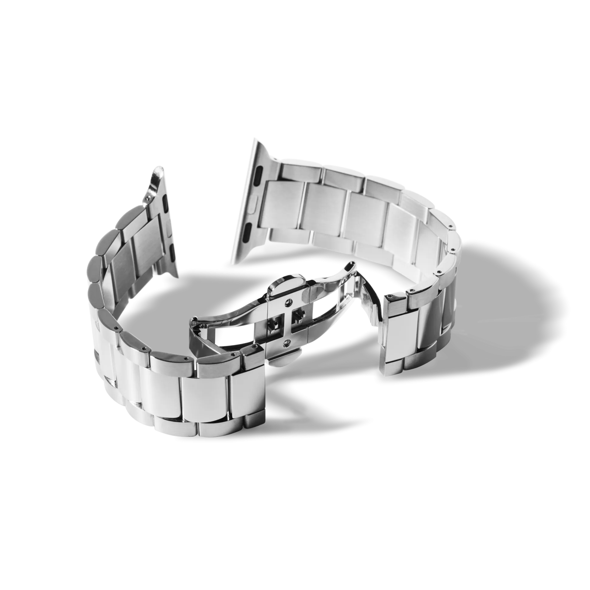 20mm Stainless Steel 3-Link Apple Watch Bracelet