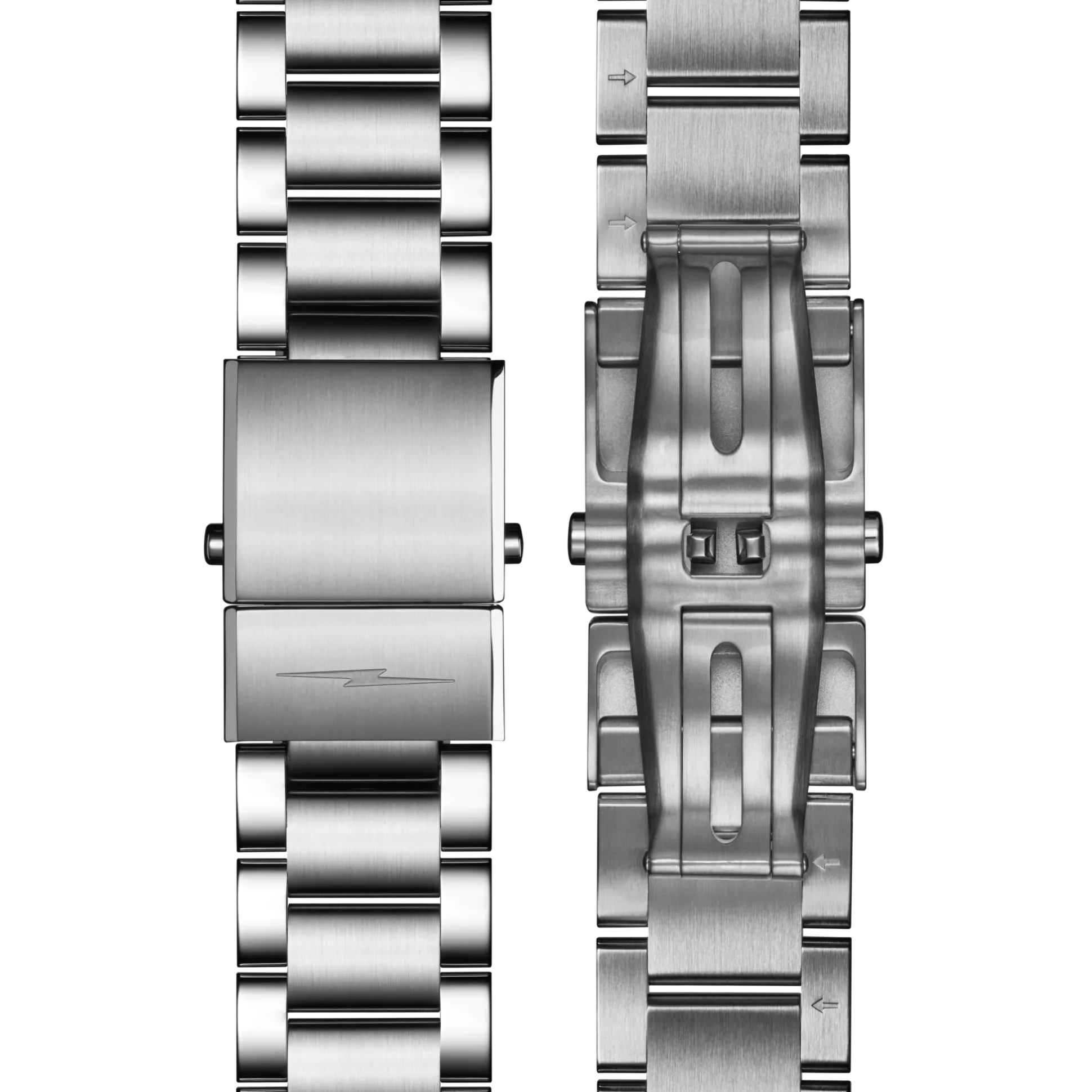 22mm Stainless Steel 3-Link Bracelet