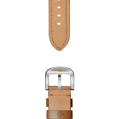 22mm Tan Leather Watch Strap