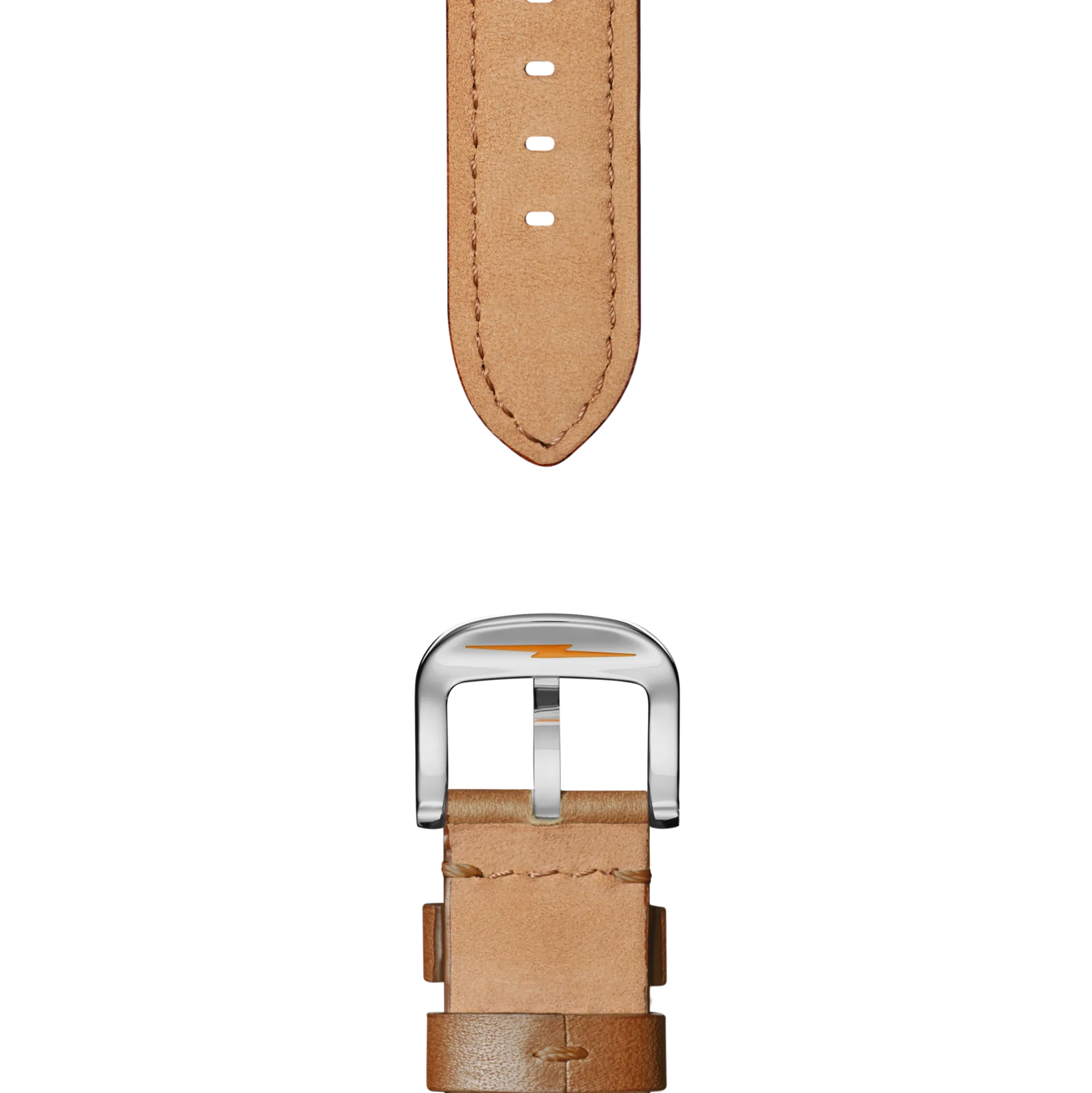 24mm Tan Leather Watch Strap