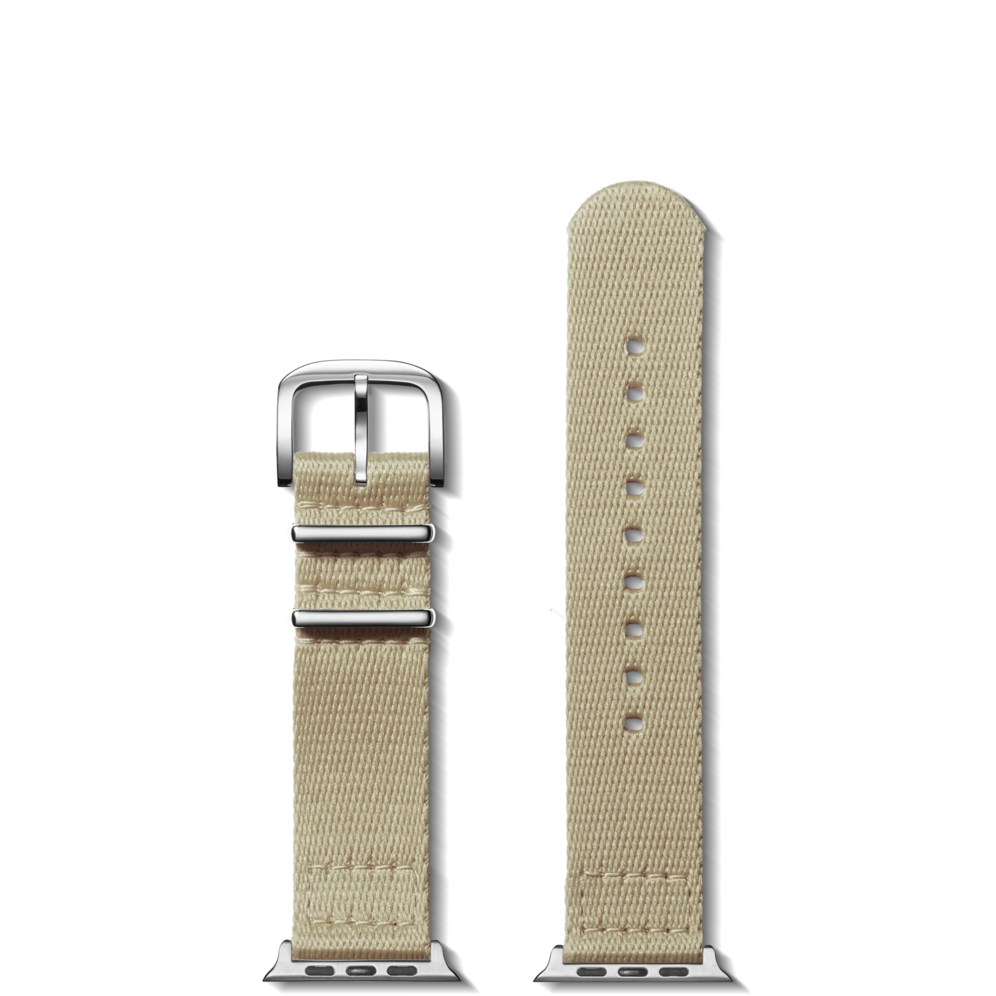 20mm Tan Split Nylon Apple Watch Strap