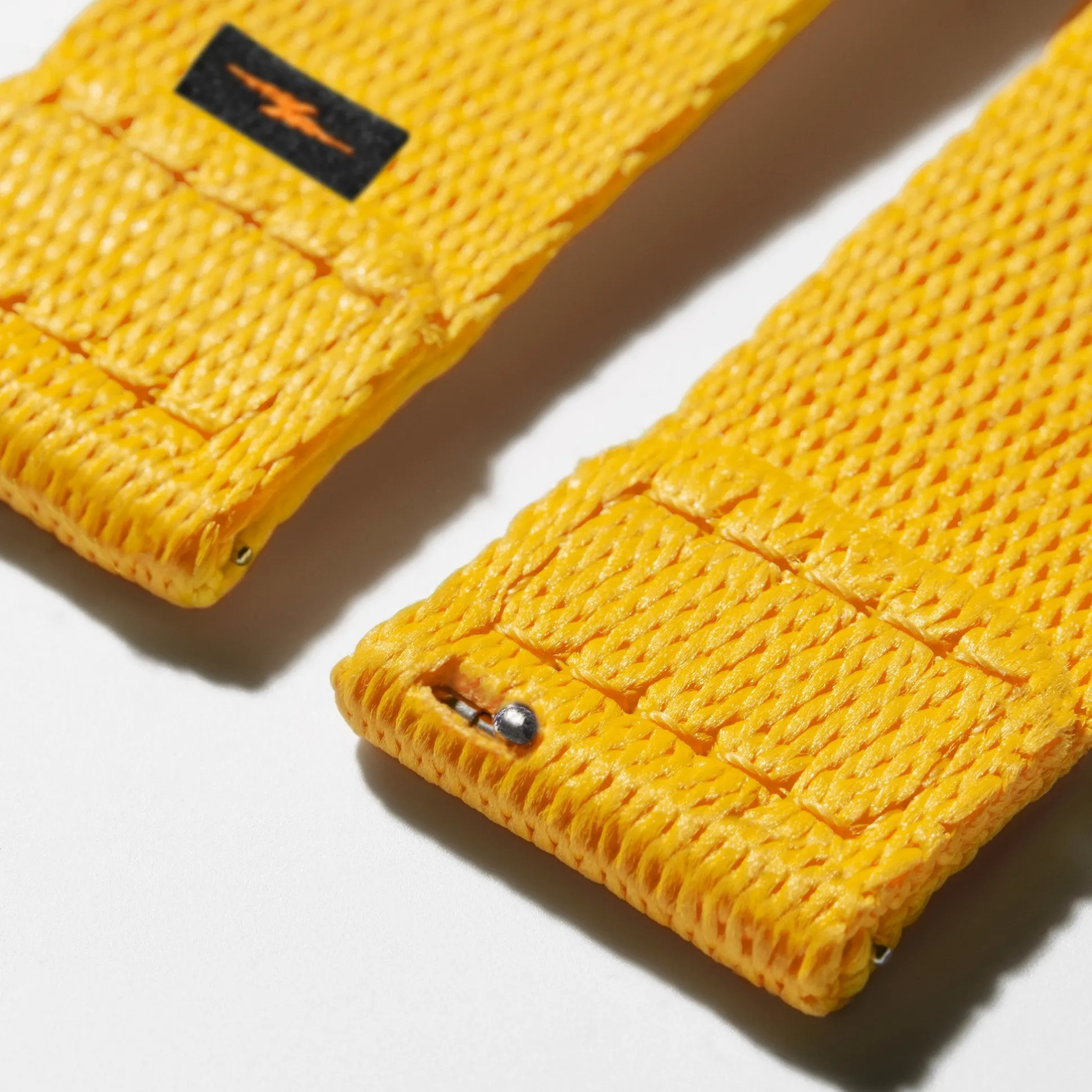 20mm Yellow Split Nylon Apple Watch Strap
