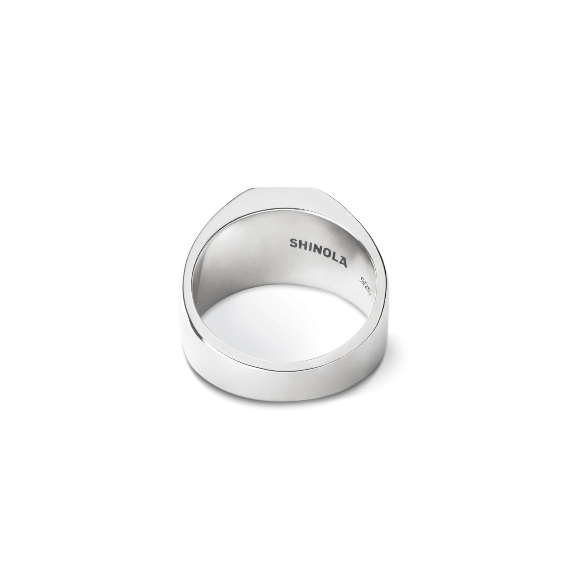 Octagonal Lapis Signet Ring