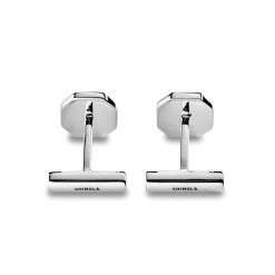Octagonal Onyx Inlay Cufflinks