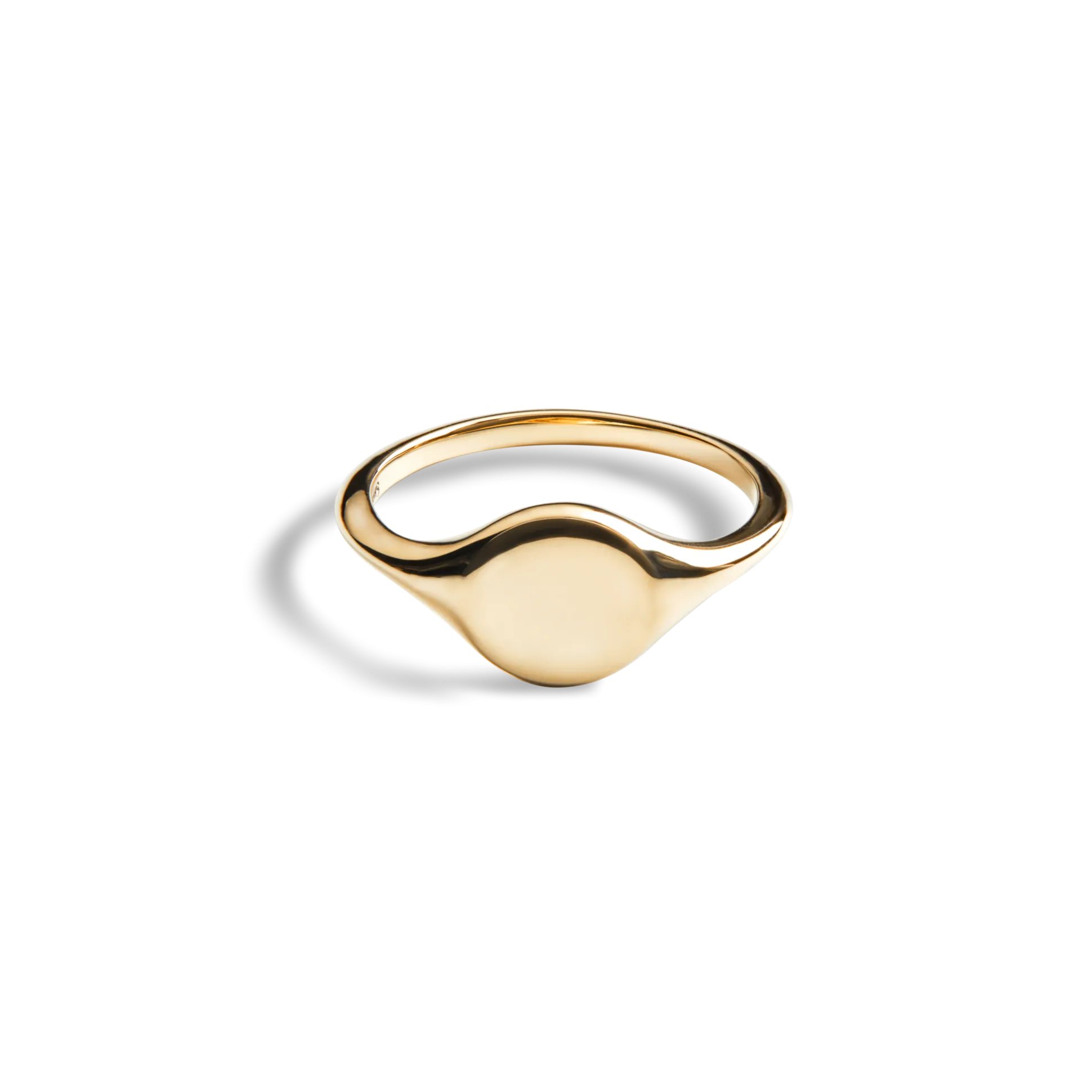 Petite Round Signet Ring