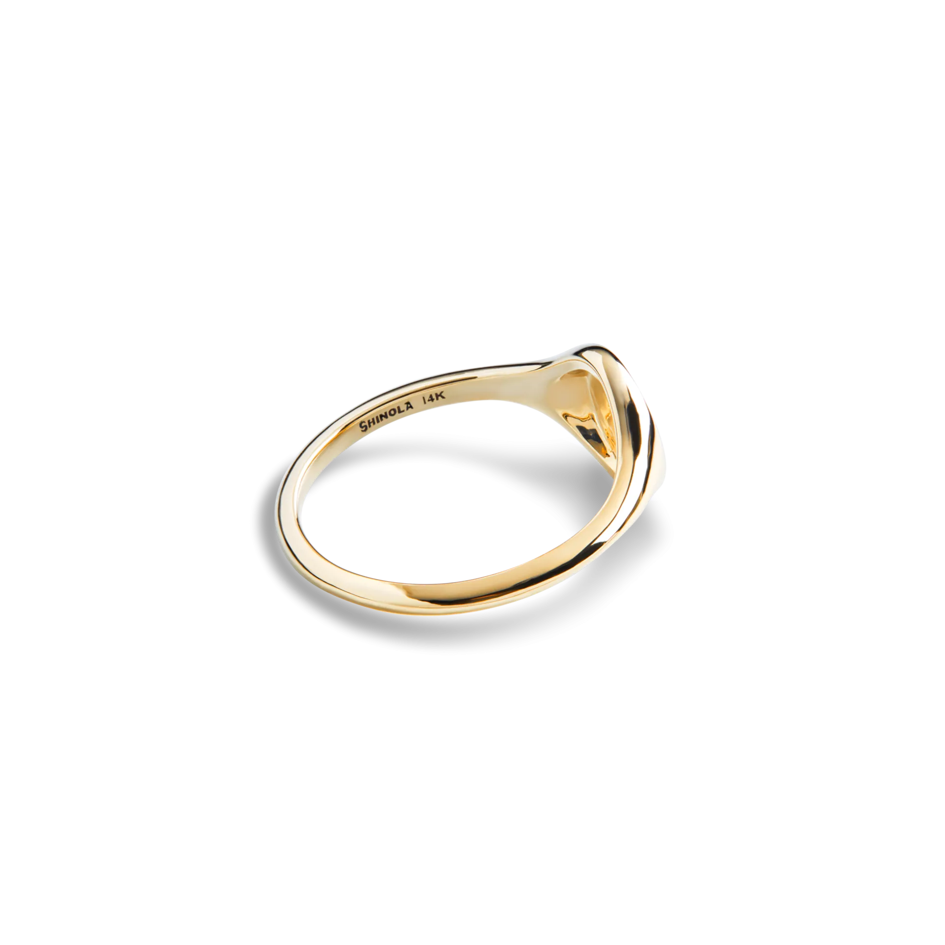 Petite Round Signet Ring