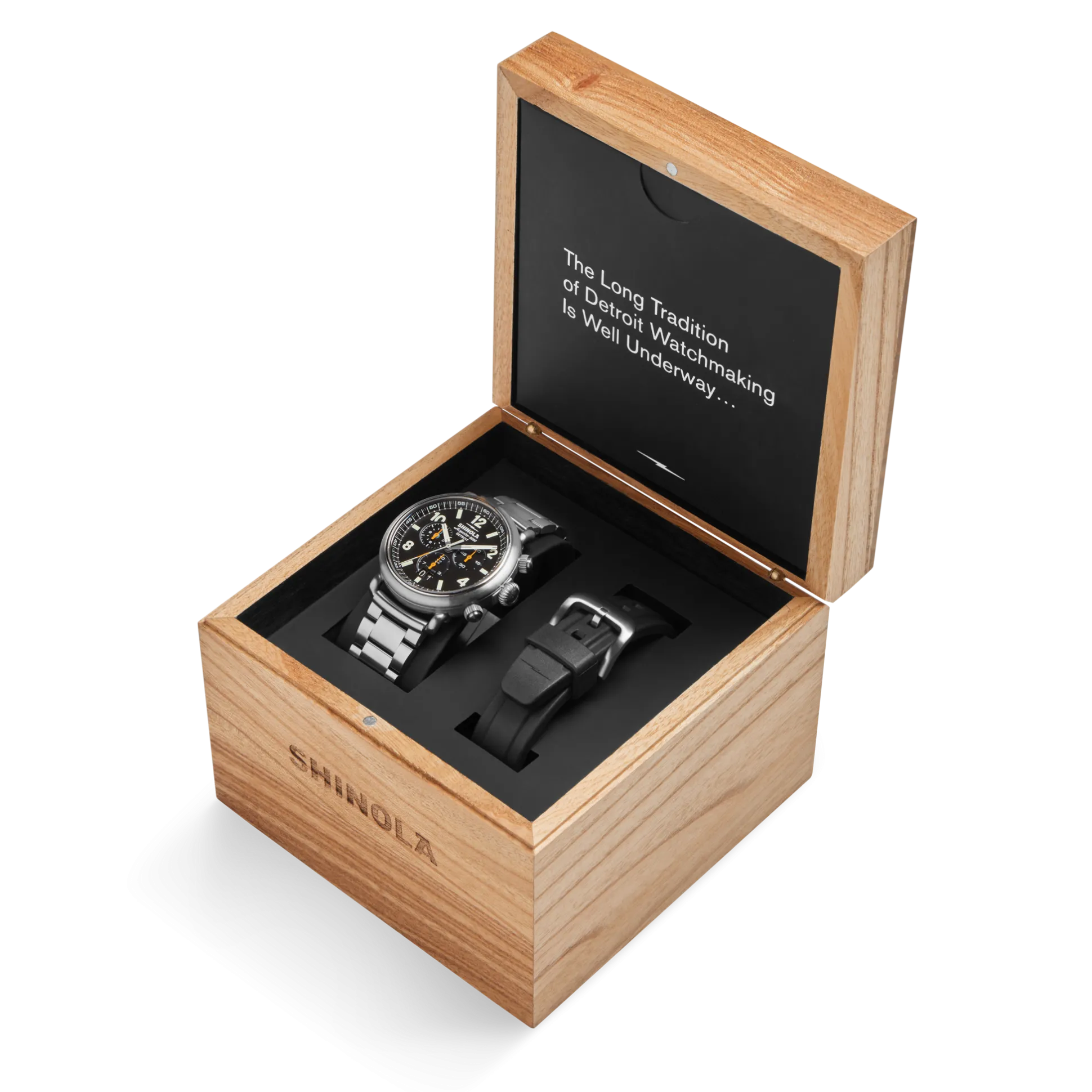 Runwell Chronograph West Wind Watch Gift Set with Additional Strap