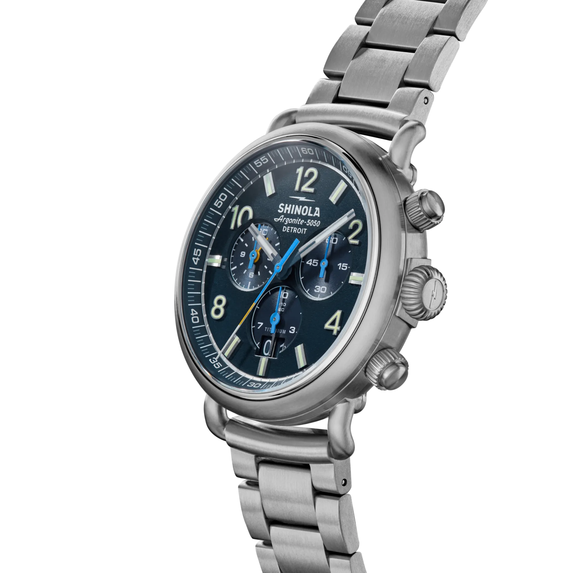 Runwell Chronograph West Wind Watch Gift Set with Additional Strap