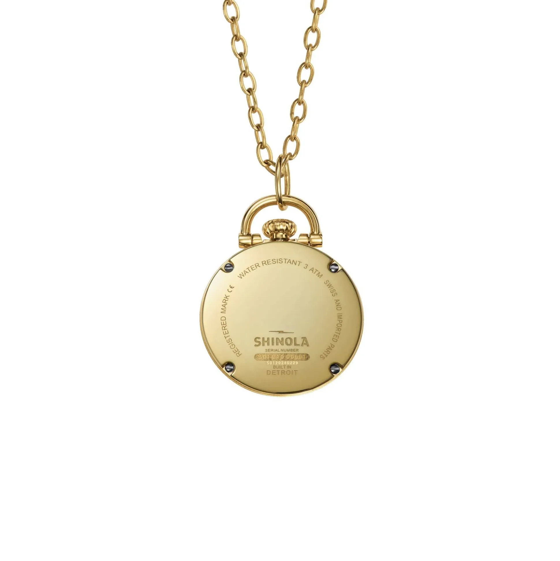 Runwell Watch Pendant Necklace