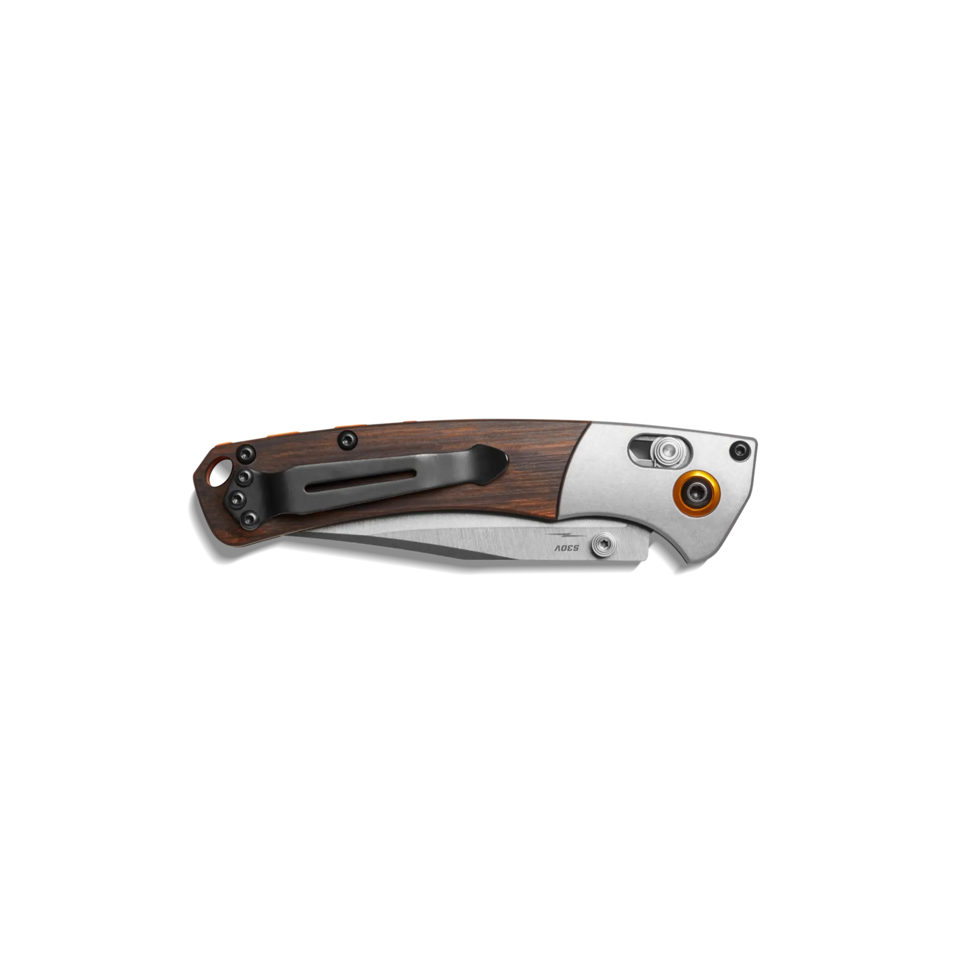 Shinola + Benchmade Mini Crooked River Pocket Knife