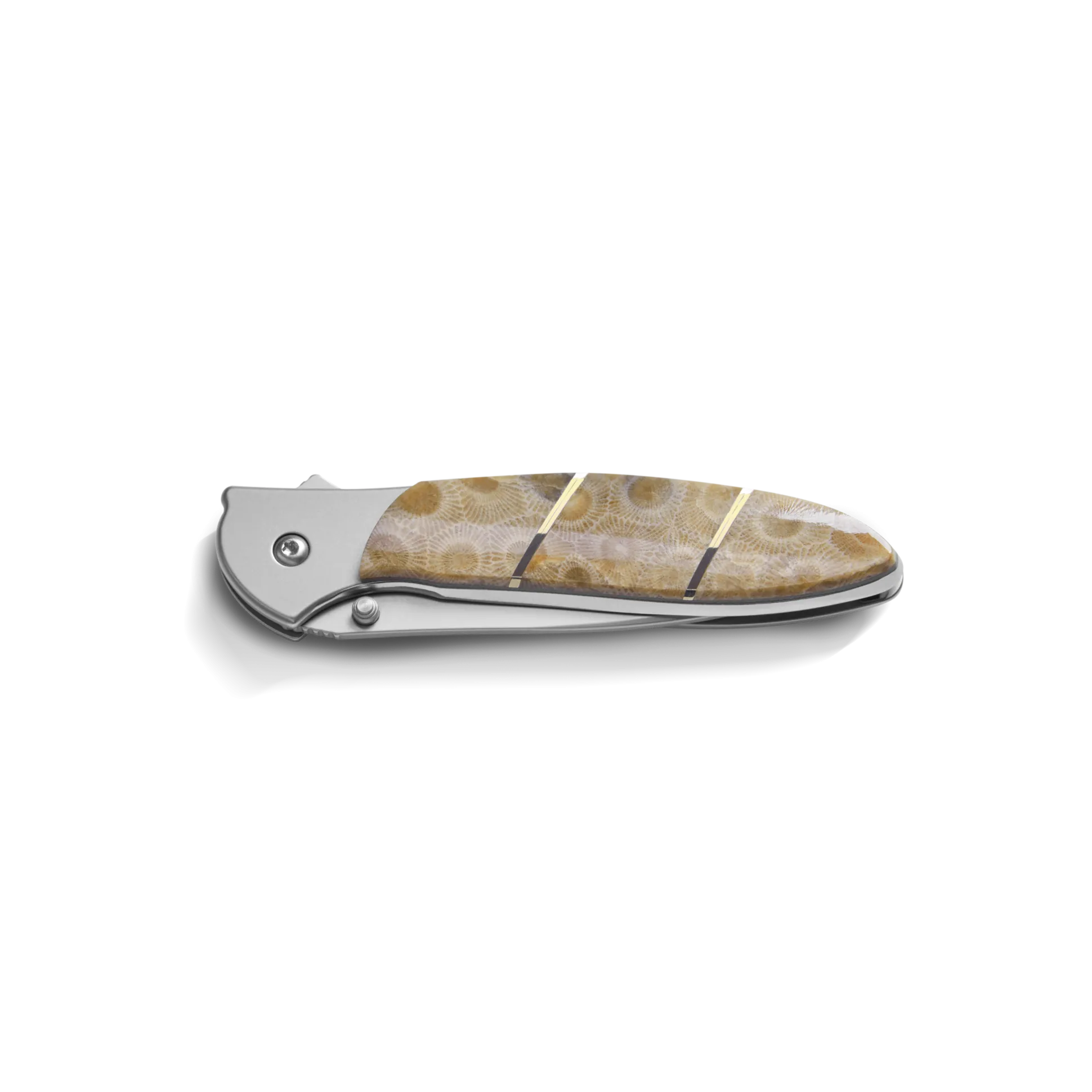 Shinola + Kershaw Petoskey Stone Pocket Knife