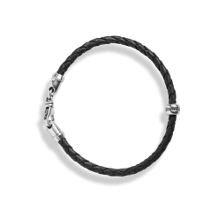Single Wrap Woven Leather Bracelet