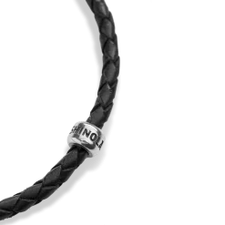 Single Wrap Woven Leather Bracelet
