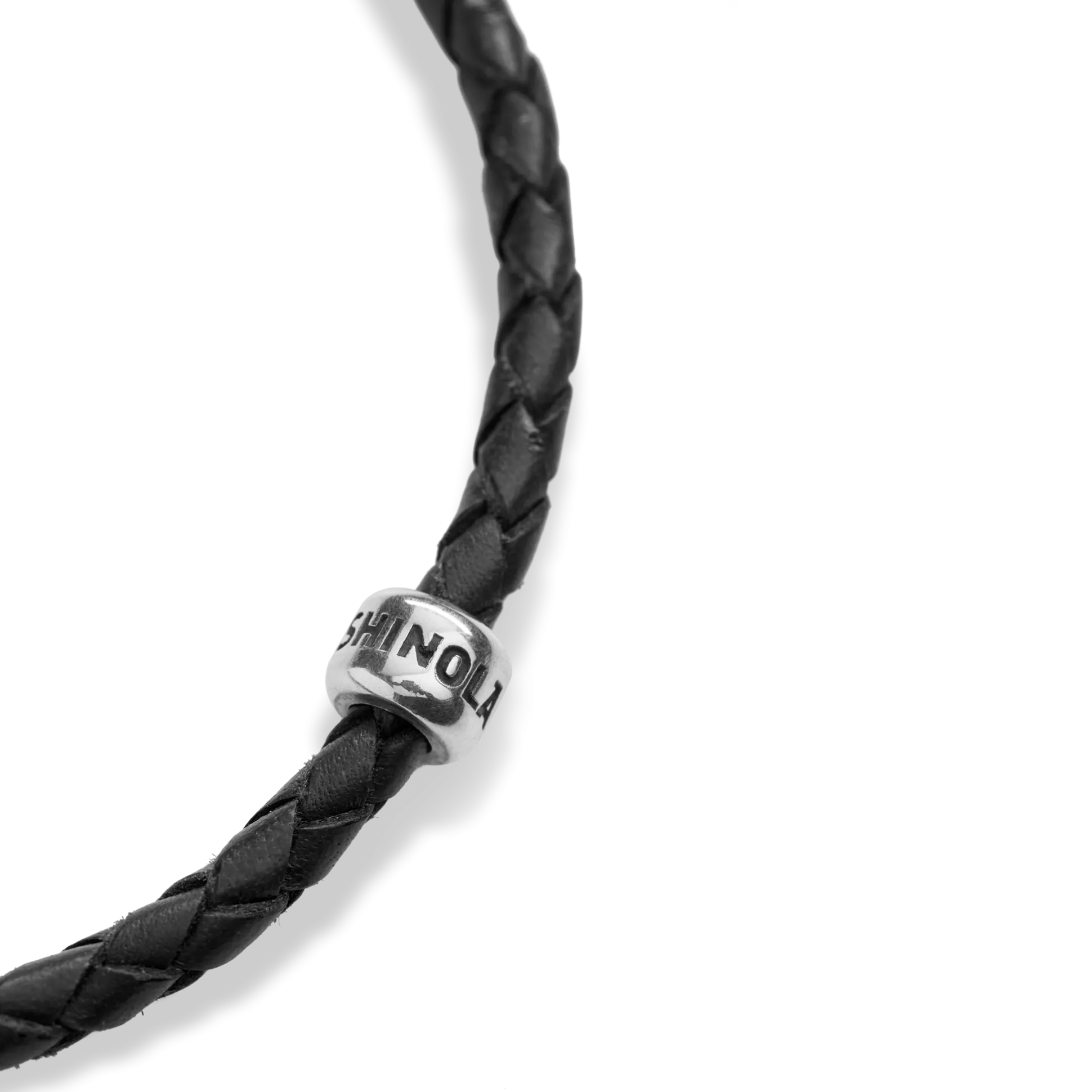 Single Wrap Woven Leather Bracelet