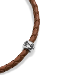 Single Wrap Woven Leather Bracelet